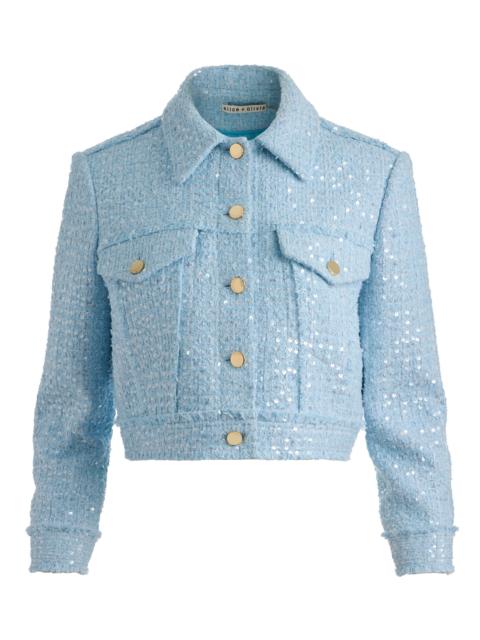 Alice + Olivia CHLOE TWEED JACKET