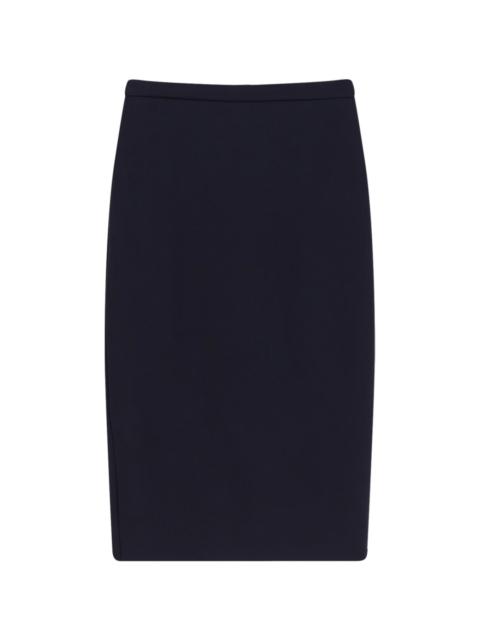 Max Mara Mxmotre Stretch Virgin Wool Skirt