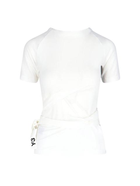 Y-3 BELTED T-SHIRT
