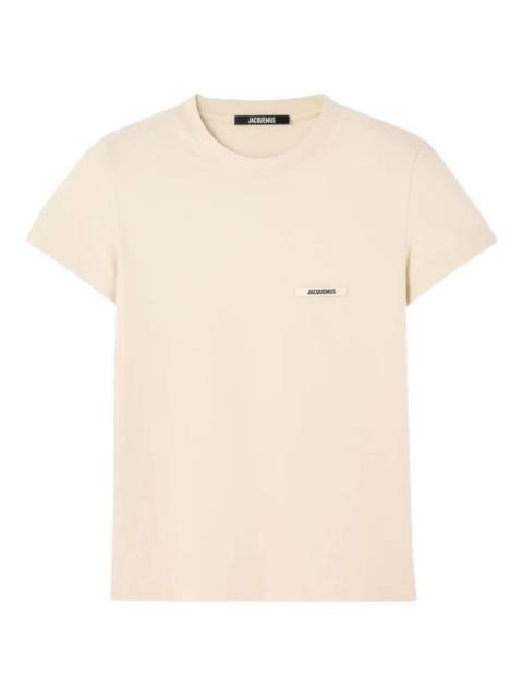 JACQUEMUS Jacquemus Women Le T-Shirt Gros Grain In Cotton