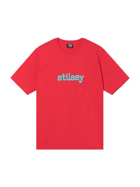 Stussy Typewriter Tee 'Red'