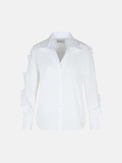 COPERNI 'RUFFLE' WHITE COTTON SHIRT