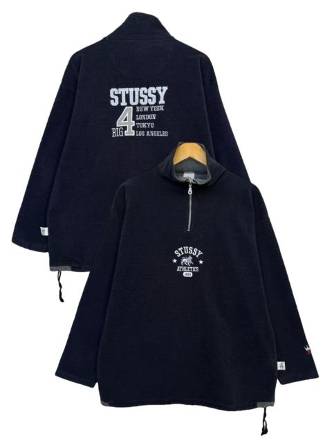 Stüssy Rare🔥 Vintage 90s Stussy Sweater Stussy Fleece Halfzip