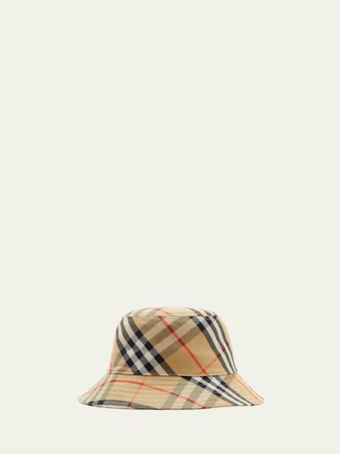 Burberry Check EKD Bucket Hat