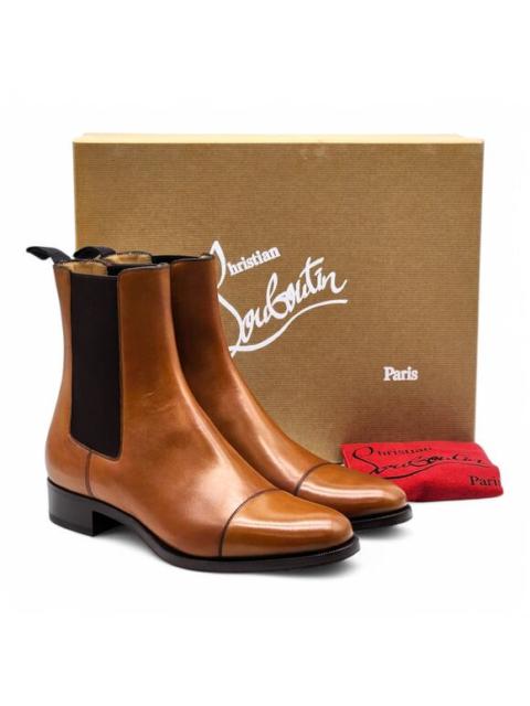 Christian Louboutin Christian Louboutin Antonio Chelsea Leather Boots Brown EU 42 US 9 $1350