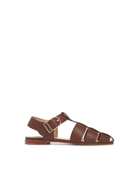 GABRIELA HEARST Lynn Sandal in Chocolate Nappa Leather