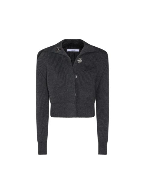 Givenchy Dark Grey Wool Knitwear