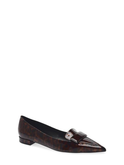 Stuart Weitzman Stuart Weitzman Sovinnie Flat in Dark Brown at Nordstrom
