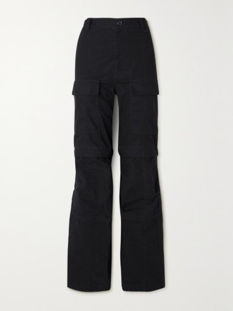 BALENCIAGA Paneled Cotton-ripstop Cargo Pants