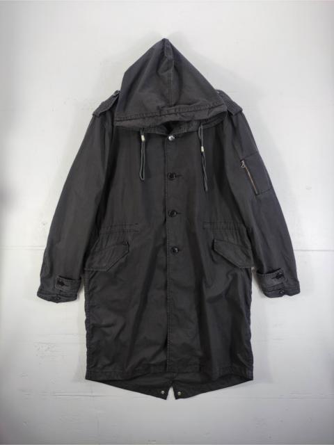 Other Designers Vintage Fishtail Parka Jacket Hooded Zipper