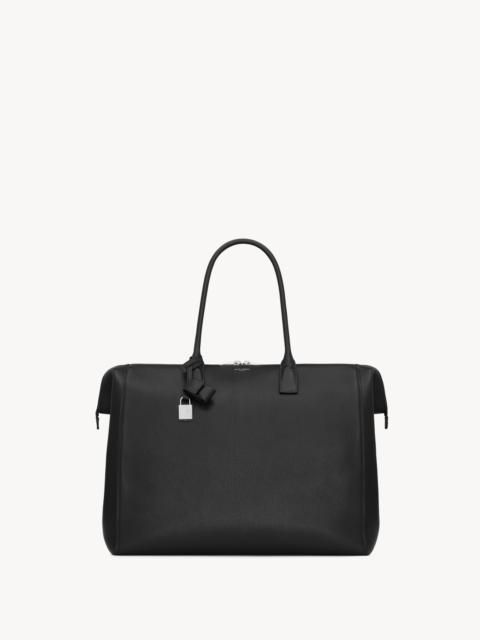 SAINT LAURENT SAINT LAURENT NORTH/SOUTH DOCTOR BAG IN GRAINED LEATHER