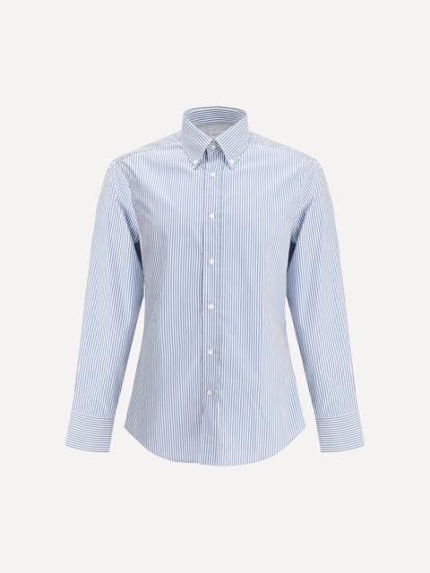 Brunello Cucinelli Striped long-sleeve Cotton Shirt