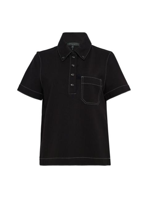 rag & bone Irina Contrast Stitch Polo