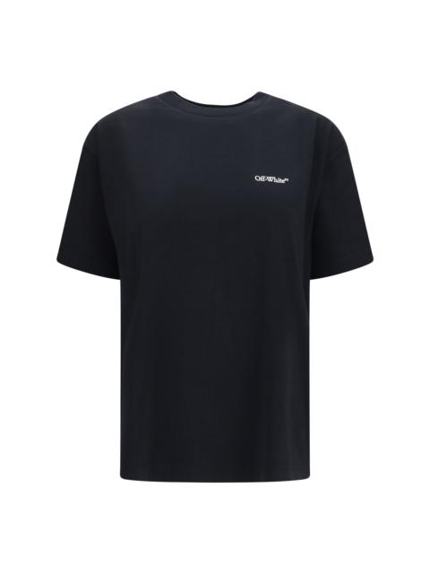 Off-White Off-white Arrow Out Flower T-shirt Black Balsam Green