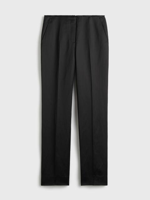 TOTEME Easy raw edge trousers black