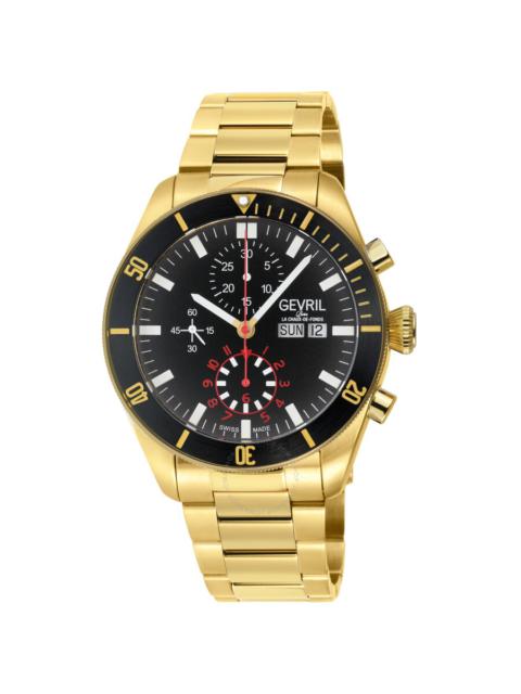 Other Designers Gevril Yorkville Chronograph Automatic Grey Dial Men's Watch 48628B