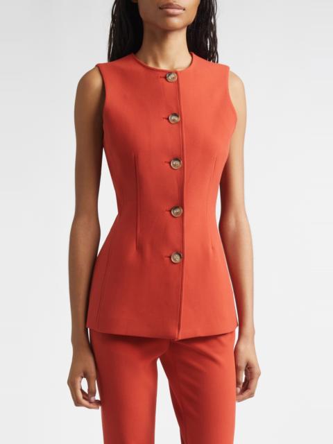 VERONICA BEARD Veronica Beard Jessup Vest in Carnelian Red at Nordstrom