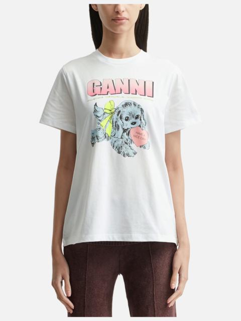 GANNI PUPPY T-SHIRT
