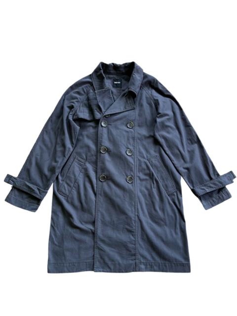 Other Designers Designer - Ne-Net Issey Miyake Double Breasted Long Coat Jacket