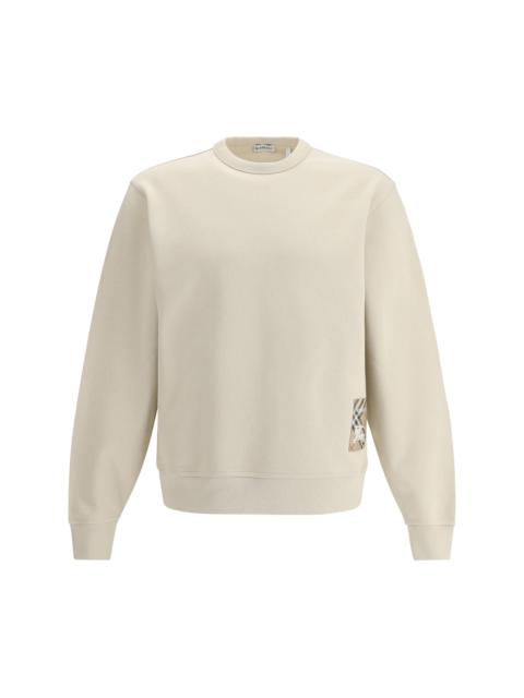Burberry Men Sweatshirt With Logo Patch