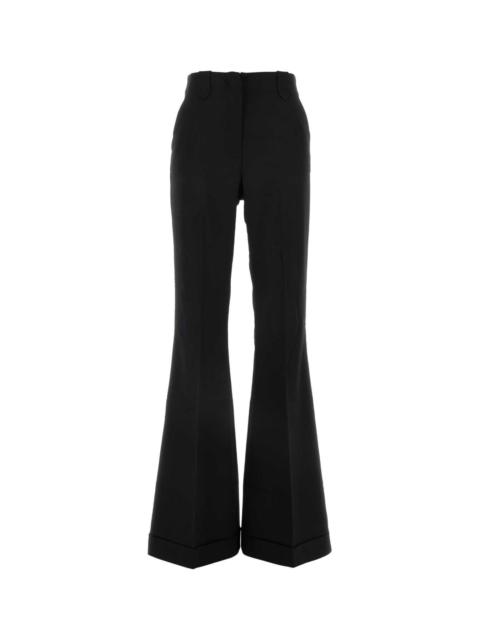 THE ANDAMANE - The Andamane Women Black Stretch Twill Sofia Flared-Leg Pant