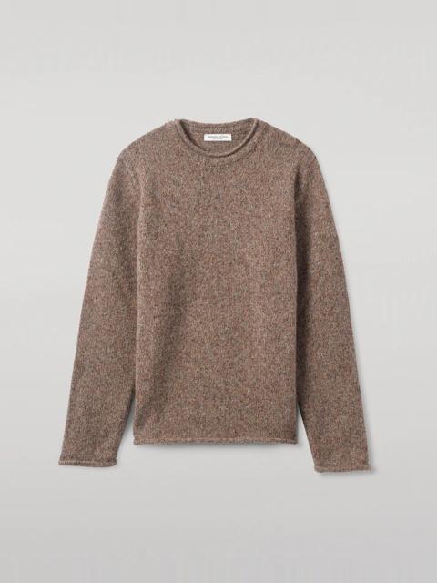 Johnstons of Elgin Crew Neck Rolled Trims Sweater