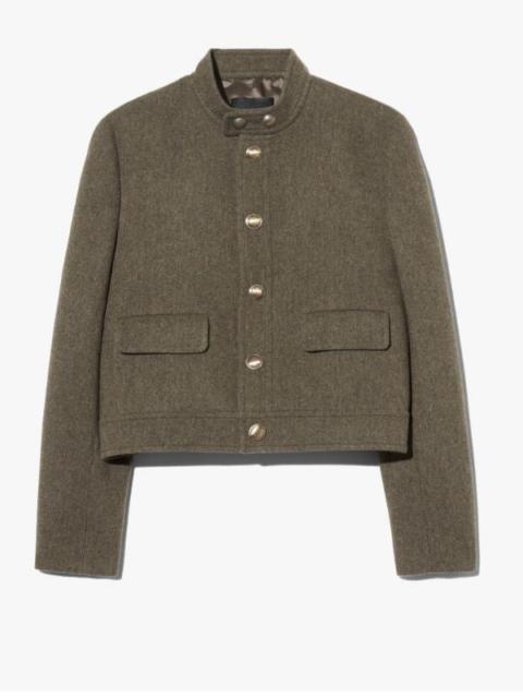 NILI LOTAN Hadley Cropped Wool Jacket