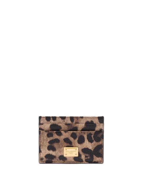 Dolce & Gabbana Dolce & Gabbana Women Leopard Print Card Holder