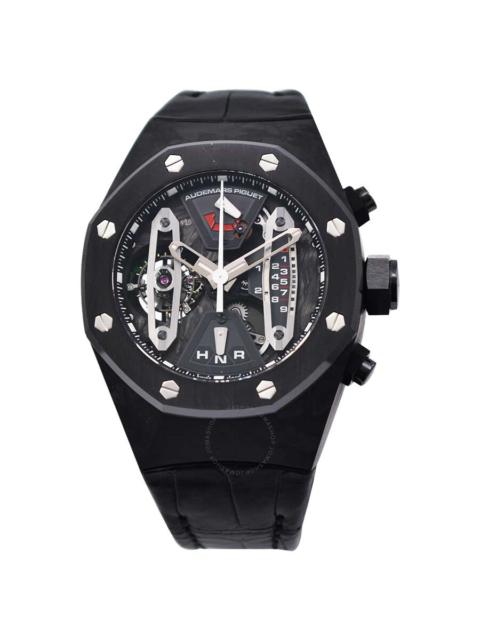 Pre-owned Audemars Piguet Royal Oak Carbon Concept Black Dial Men's Watch 26265FO.OO.D002CR.01