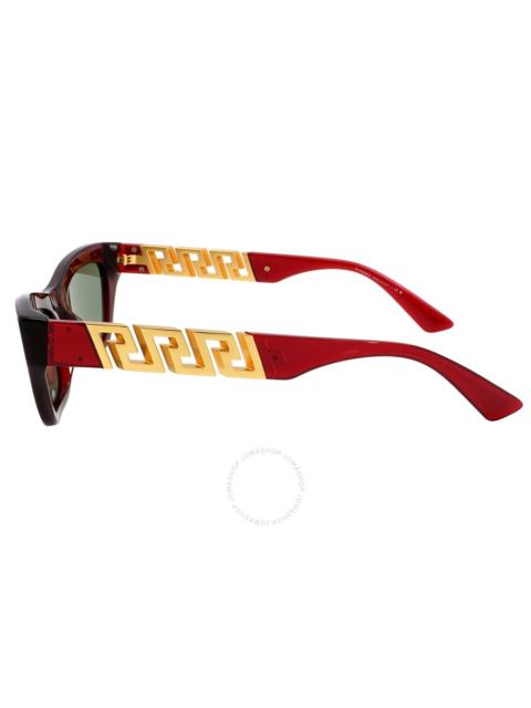 VERSACE Versace Green Cat Eye Ladies Sunglasses VE4419 388/2 52