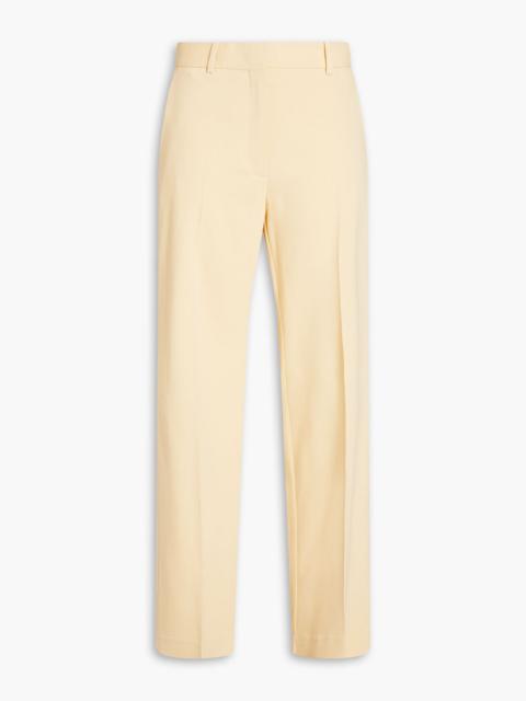 maje Lyocell-blend crepe wide-leg pants