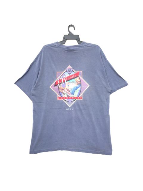 Other Designers Vintage - Vintage 90s Blonde Brewhouse Brea Chicago Style T-Shirt