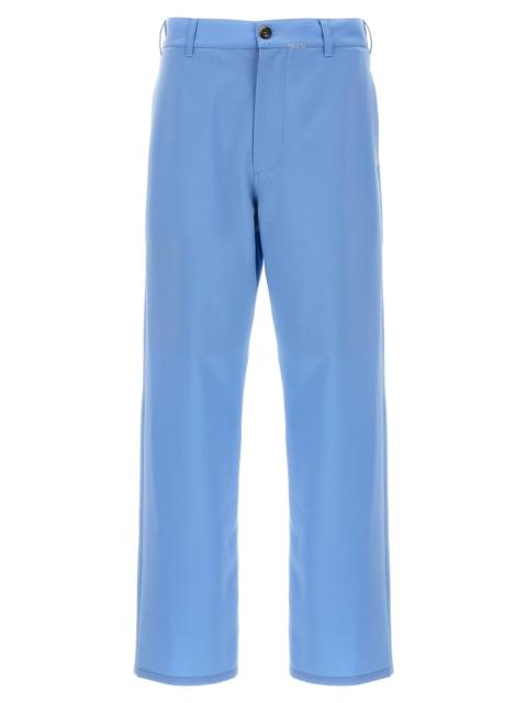 Marni Marni Men Logo Embroidery Pants