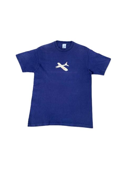 Stüssy Vintage 90s Stussy Glider Airplane Logo T-Shirt