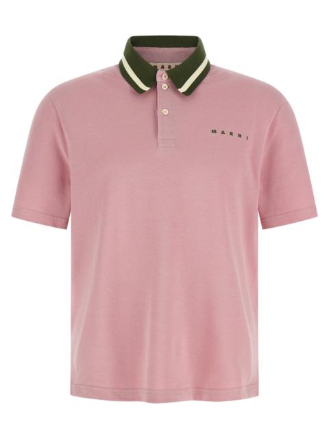 Marni Marni Men Piqué Cotton Polo Shirt