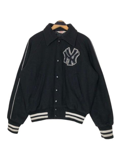 Other Designers Vintage 80s MLB New York Yankees NY Wool Varsity Jacket