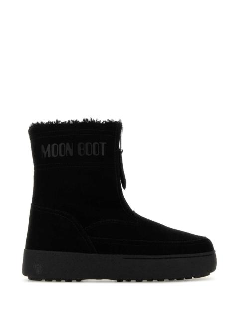 MOON BOOT Moon Boot Women Black Suede Ltrack Lara Ankle Boots