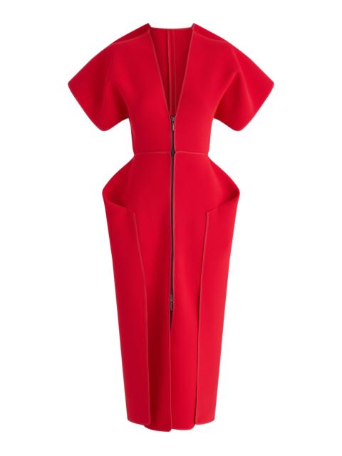 MATICEVSKI Coco Structured Dress red