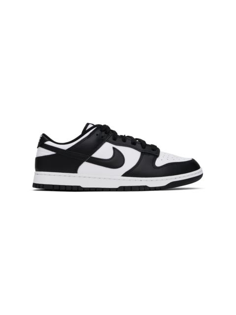 Nike Black & White Dunk Low Retro Sneakers