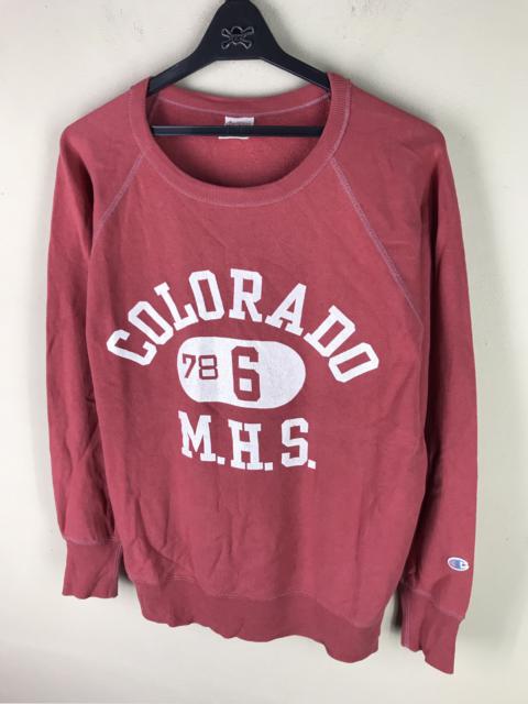Other Designers Vintage - Champion Sportswear Colorado MHS Printed Big Logo Sweatshirt