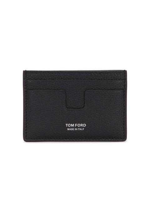 TOM FORD Soft Grain Leather T Line Cardholder