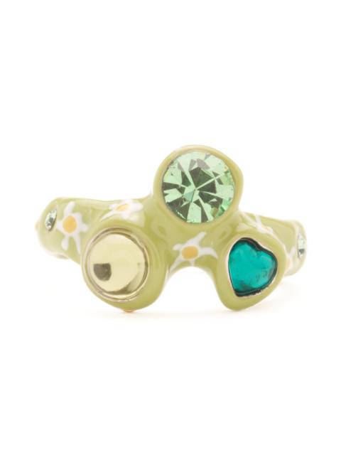Collina Strada LIME FLOWERS FLORENCE RING