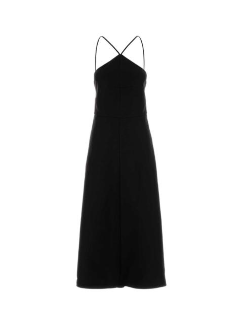 Jil Sander Jil Sander Women Black Silk Blend Dress