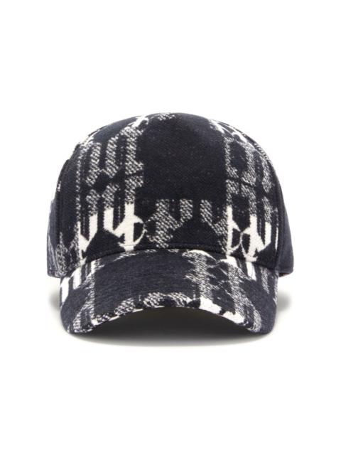Palm Angels monogram-jacquard baseball cap