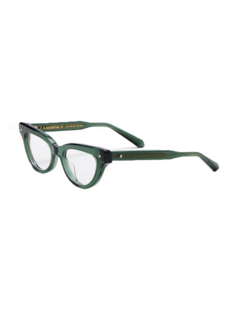 Valentino Valentino Ladies Black Cat Eye Eyeglass Frames VLX-124 B
