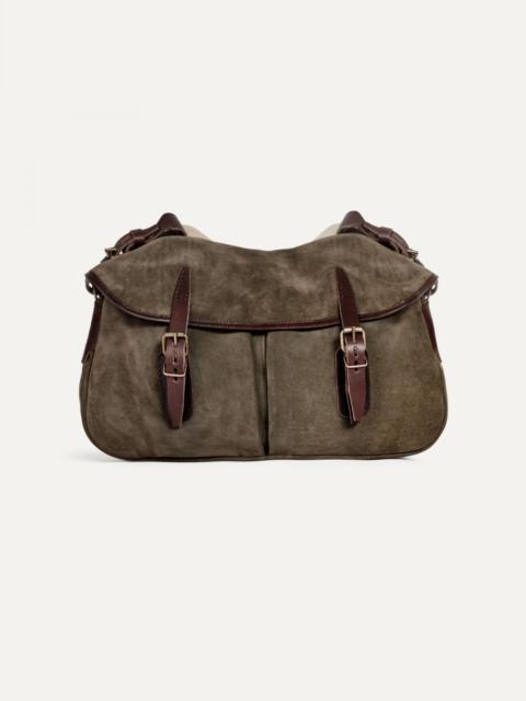 Bleu de Chauffe MUSETTE S FISHERMAN'S BAG / SUEDE  -  MUSK