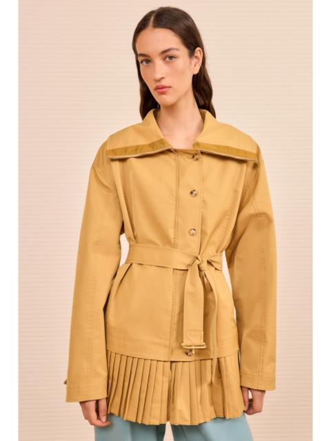 ULLA JOHNSON Lison Jacket w/ Pleat Detail