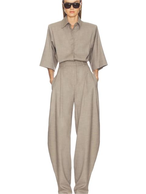 THE ANDAMANE Axel Padded Shoulder Jumpsuit