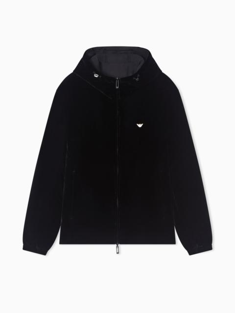 EMPORIO ARMANI LUNAR NEW YEAR REVERSIBLE CHENILLE JACKET