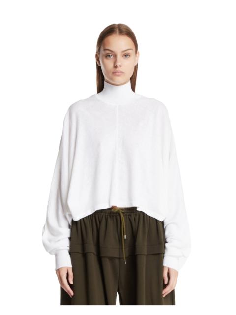 Alaïa White Backless Sweater